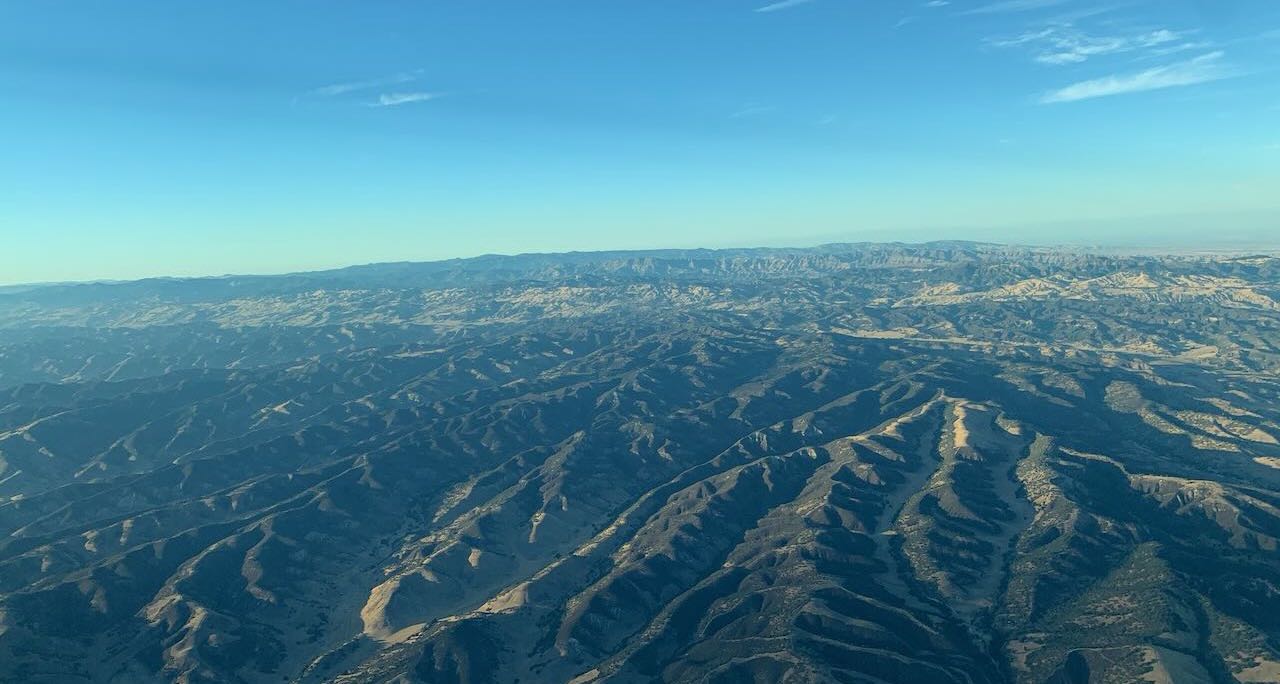 View of the Cholame mountains