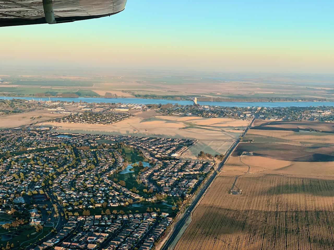 View of the Helen Madere Memorial Bridge